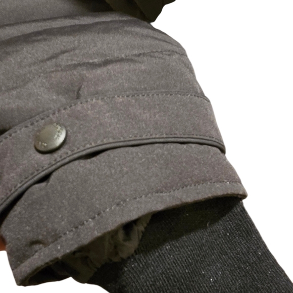 Canada Goose Black Parka with Fur Trim Sz L - Picture 8 of 13